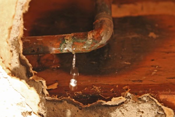 Broken pipe from water damage Johnston County ok