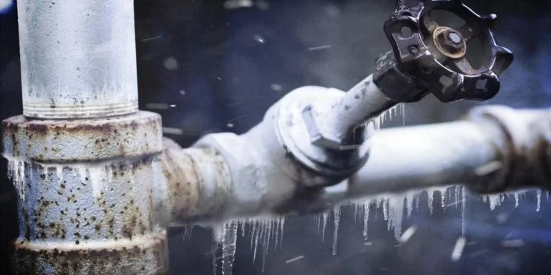 frozen pipe water damage