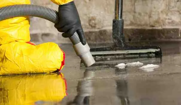 sewage cleanup