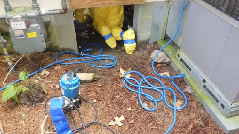 crawl space water damage